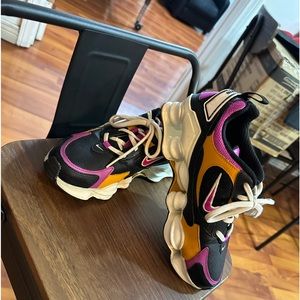 Nike shox black fuchsia/purple white